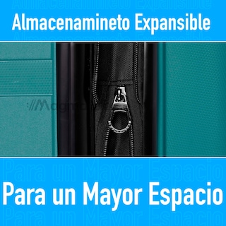 Foto 6 | Magmalife Maleta De Viaje Orbit Carry On, 10 Kg, Cerradura Tsa, 8 Rueda, Asa Telescópica