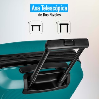 Foto 7 | Magmalife Maleta De Viaje Orbit Carry On, 10 Kg, Cerradura Tsa, 8 Rueda, Asa Telescópica