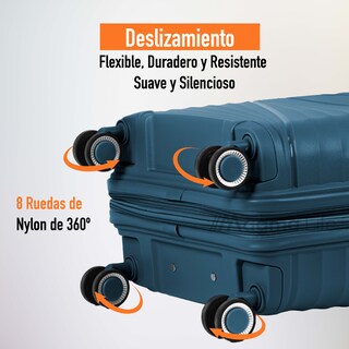 Foto 5 | Magma Life Maleta De Viaje 10 Kg Celestial Carry On, Cierre Expandible Mayor Capacidad, Candado Tsa, Pp Alta Tecnologia