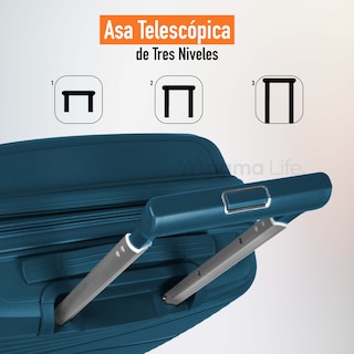 Foto 7 | Magma Life Maleta De Viaje 10 Kg Celestial Carry On, Cierre Expandible Mayor Capacidad, Candado Tsa, Pp Alta Tecnologia