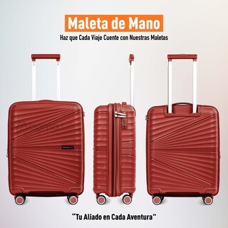 Foto 8 | Magma Life Maleta De Viaje 10 Kg Celestial Carry On, Cierre Expandible Mayor Capacidad, Candado Tsa, Pp Alta Tecnologia