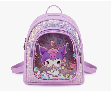 Foto 1 | Unicornio Diseño Mochila Escolar Kinder Sun Bolitas Con Bolsa Transparente Para Niña