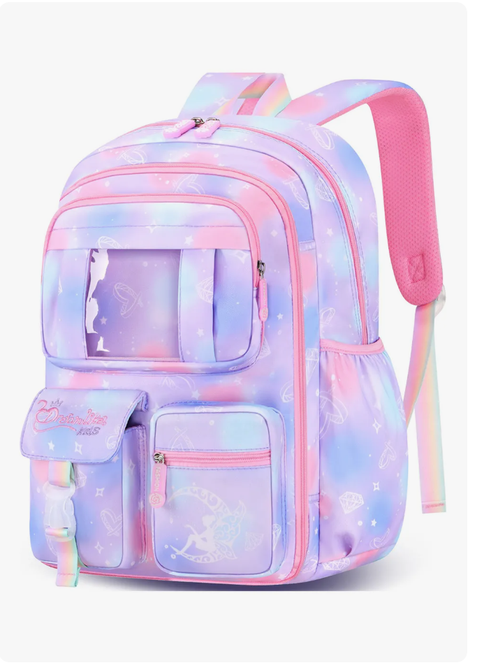 Foto 1 | Mochila Escolar Viaje Para Niñas De Primaria Segundaria, Mochila Backpack Espaciosa, Antirrobo, Impermeable,moch