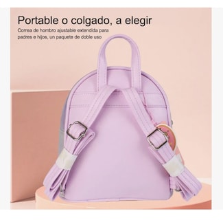 Foto 7 | Mochila De Lentejuelas Unicornio Para Niñas Bolsa Kinder Con Pelusa