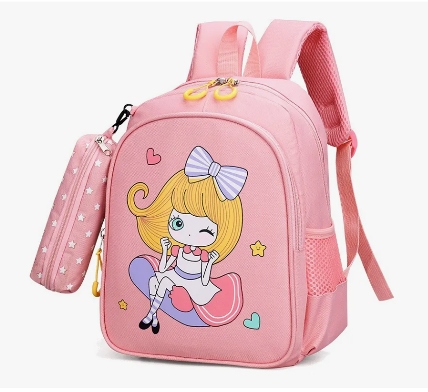 Foto 1 | Mochila Impermeable Para Estudiantes De Escuela Primaria, Mochila Para Niñas, Diseño De Tela De Nailon