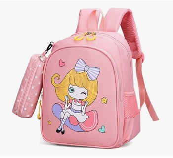 Foto 1 | Mochila Impermeable Para Estudiantes De Escuela Primaria, Mochila Para Niñas, Diseño De Tela De Nailon