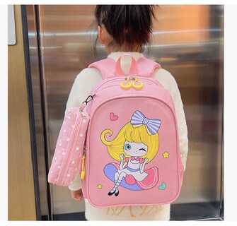 Foto 6 | Mochila Impermeable Para Estudiantes De Escuela Primaria, Mochila Para Niñas, Diseño De Tela De Nailon