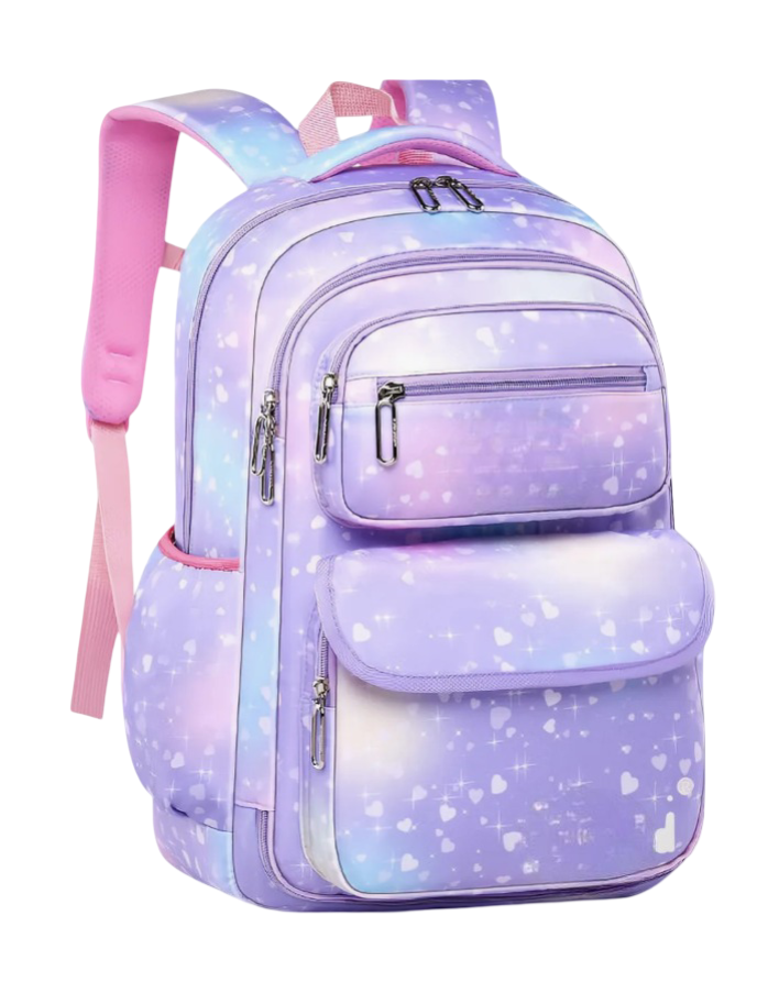 Foto 2 pulgar | Mochila Escolar  Para Niñas De Primaria Segundaria Gran Capacidad 30 L Con Apertura 180grados