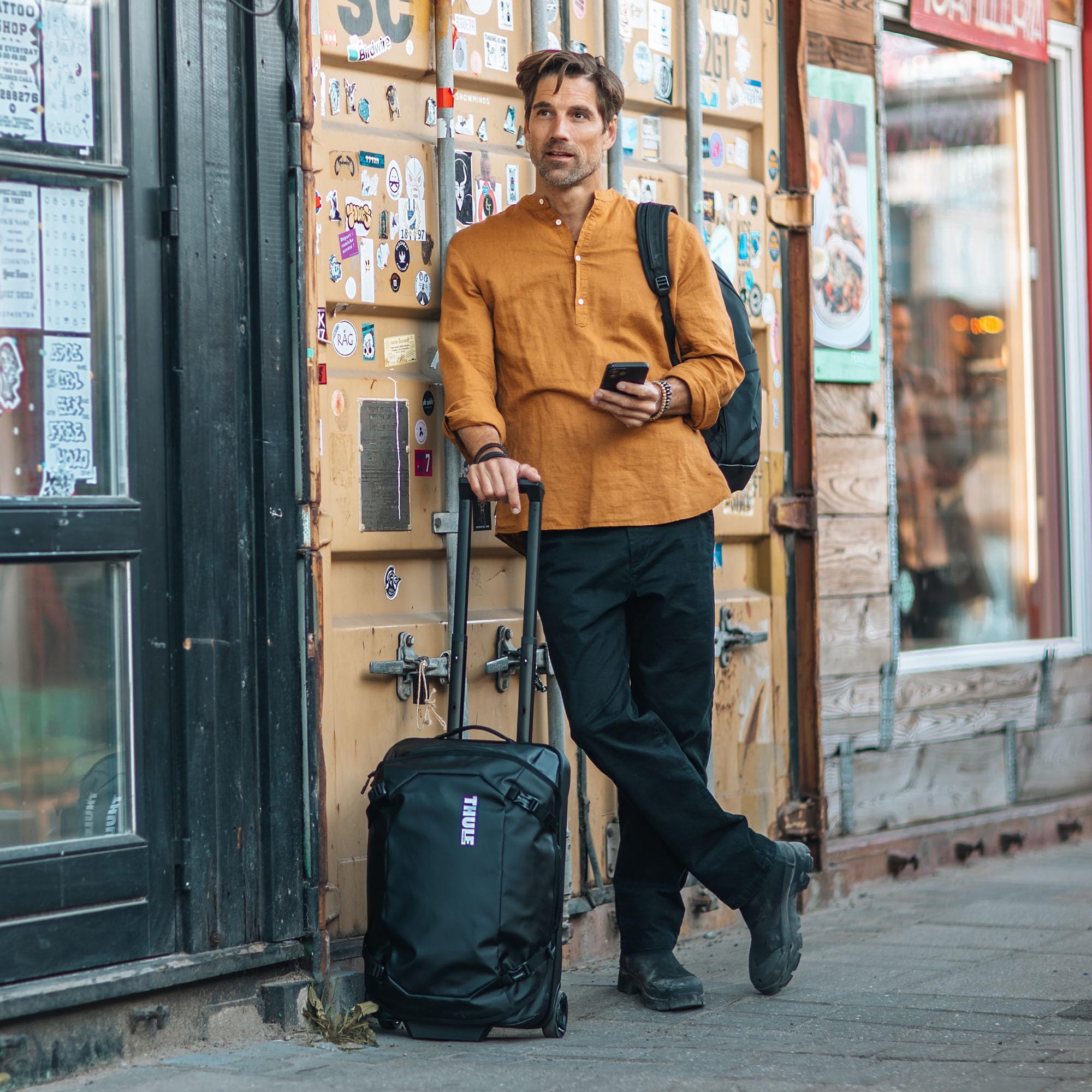 Foto 6 pulgar | Bolsa De Mano Thule Chasm Con Ruedas, Negra, Para Viajes Cortos - Venta Internacional.