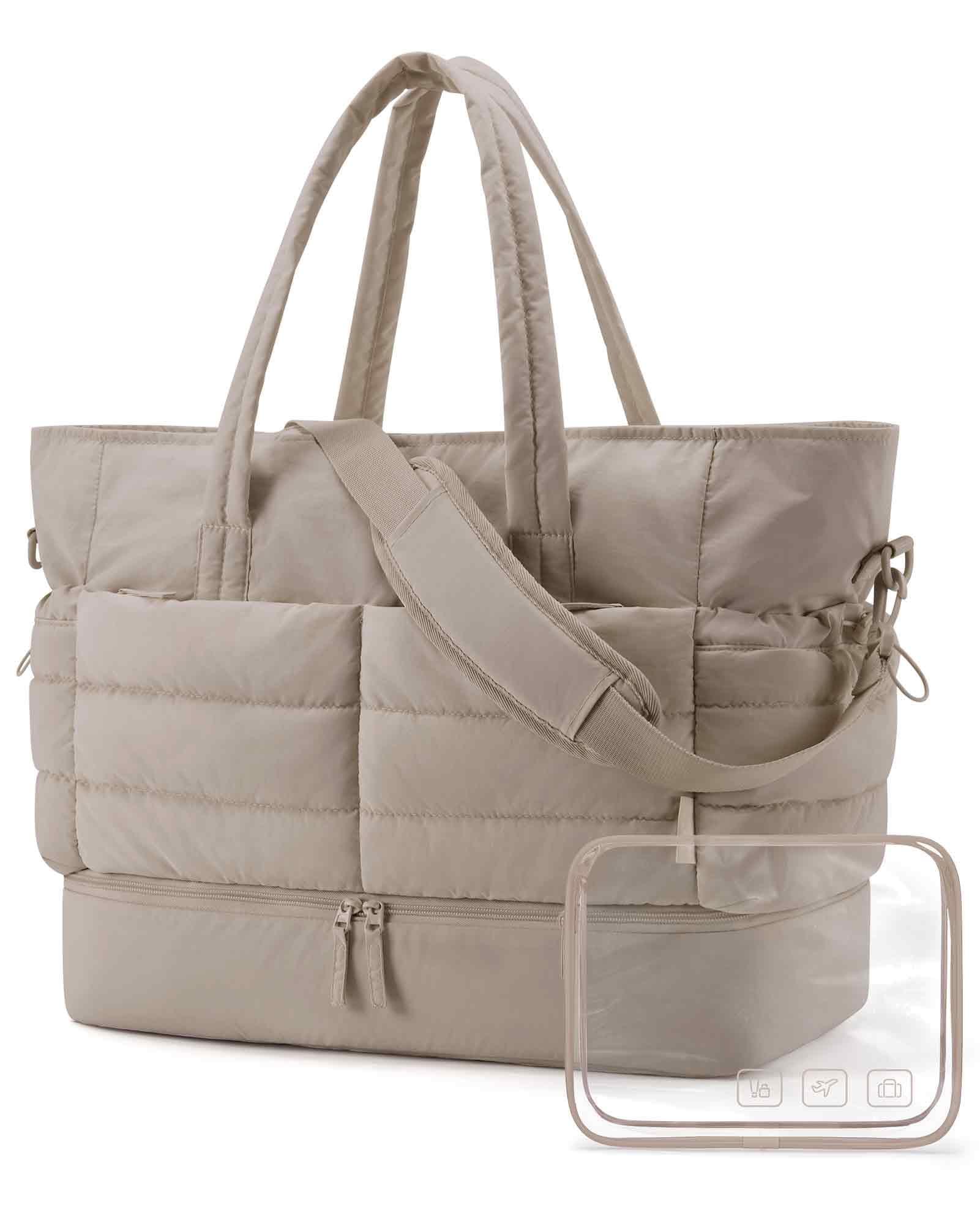 Foto 2 pulgar | Bolsa De Viaje Bagsmart Large Con Compartimento Para Zapatos, Color Camel - Venta Internacional.