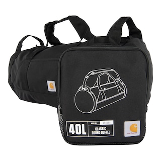 Foto 1 | Bolsa De Lona Carhartt Classic Redonda Con Bolsa Multiusos De 40 Litros, Color Negro - Venta Internacional.