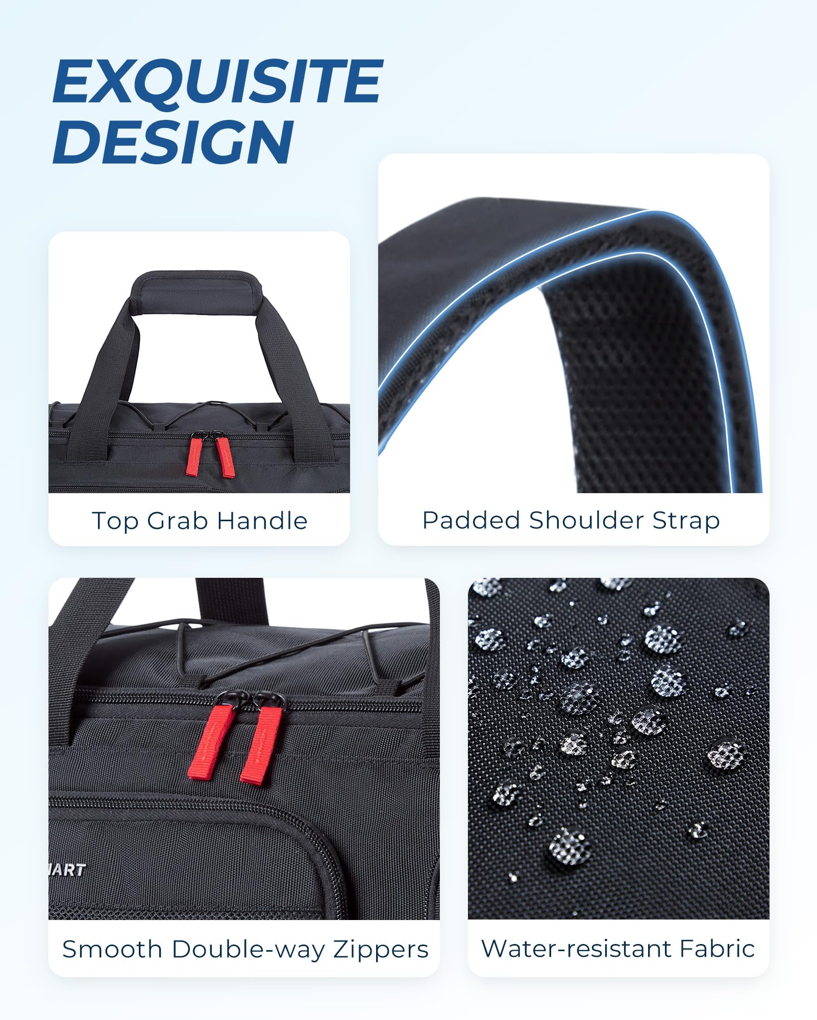 Foto 7 pulgar | Bolsa De Gimnasio Bagsmart Large 63 L Con Compartimento Para Portátil Para Mujeres Y Hombres - Venta Internacional.