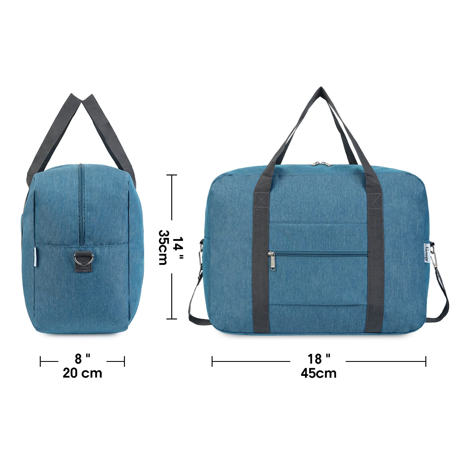 Foto 4 | Maleta de Mano Narwey Azul-Venta Internacional