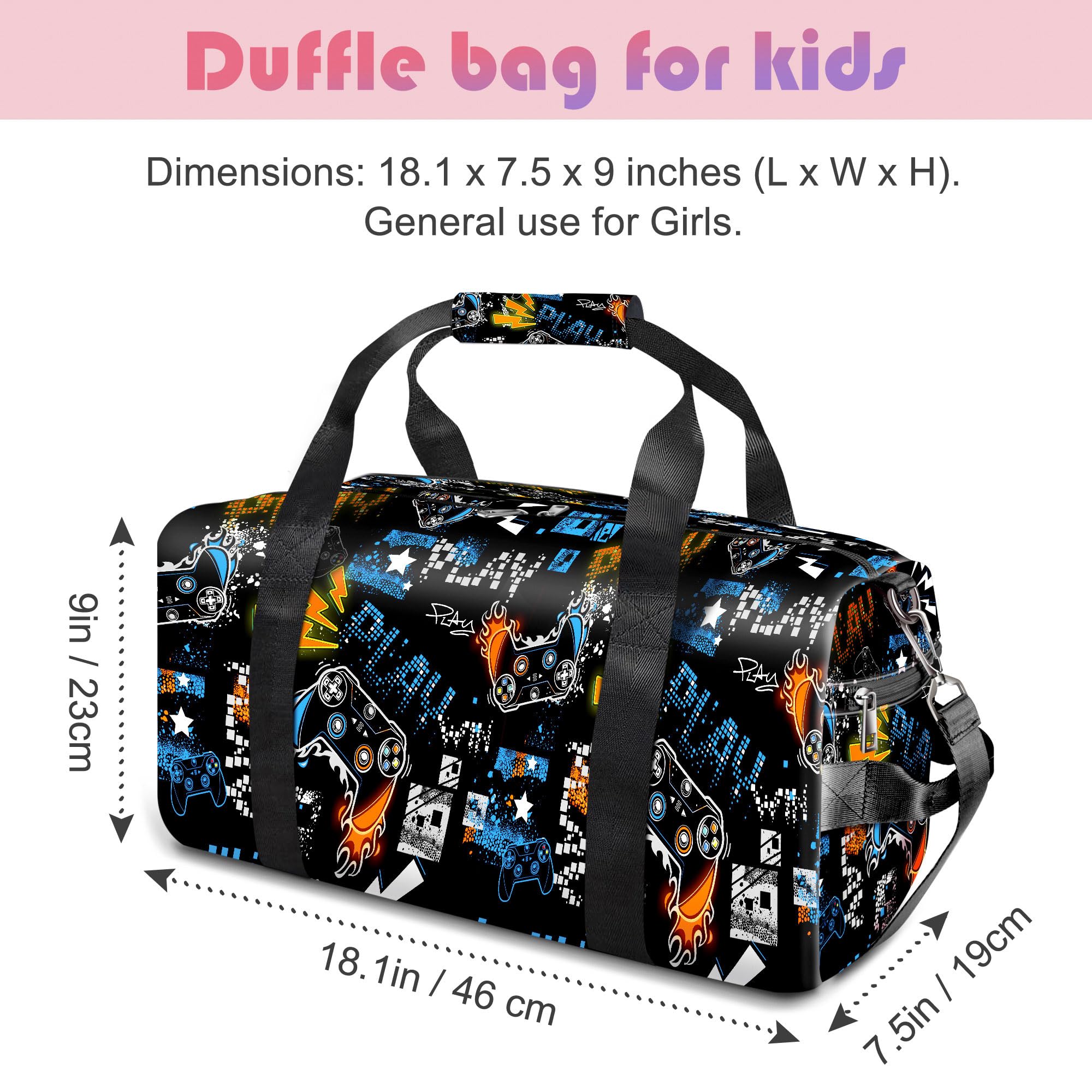 Foto 3 pulgar | Bolsa De Lona Rlgpbon Kids Overnight Boys Sport Con Compartimento Para Zapatos - Venta Internacional.