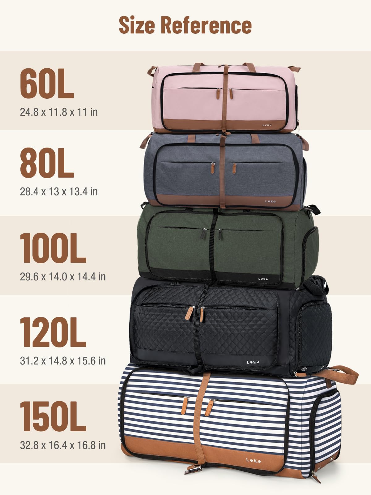 Foto 6 | Maleta de Mano Lekesky Plegable-Venta Internacional