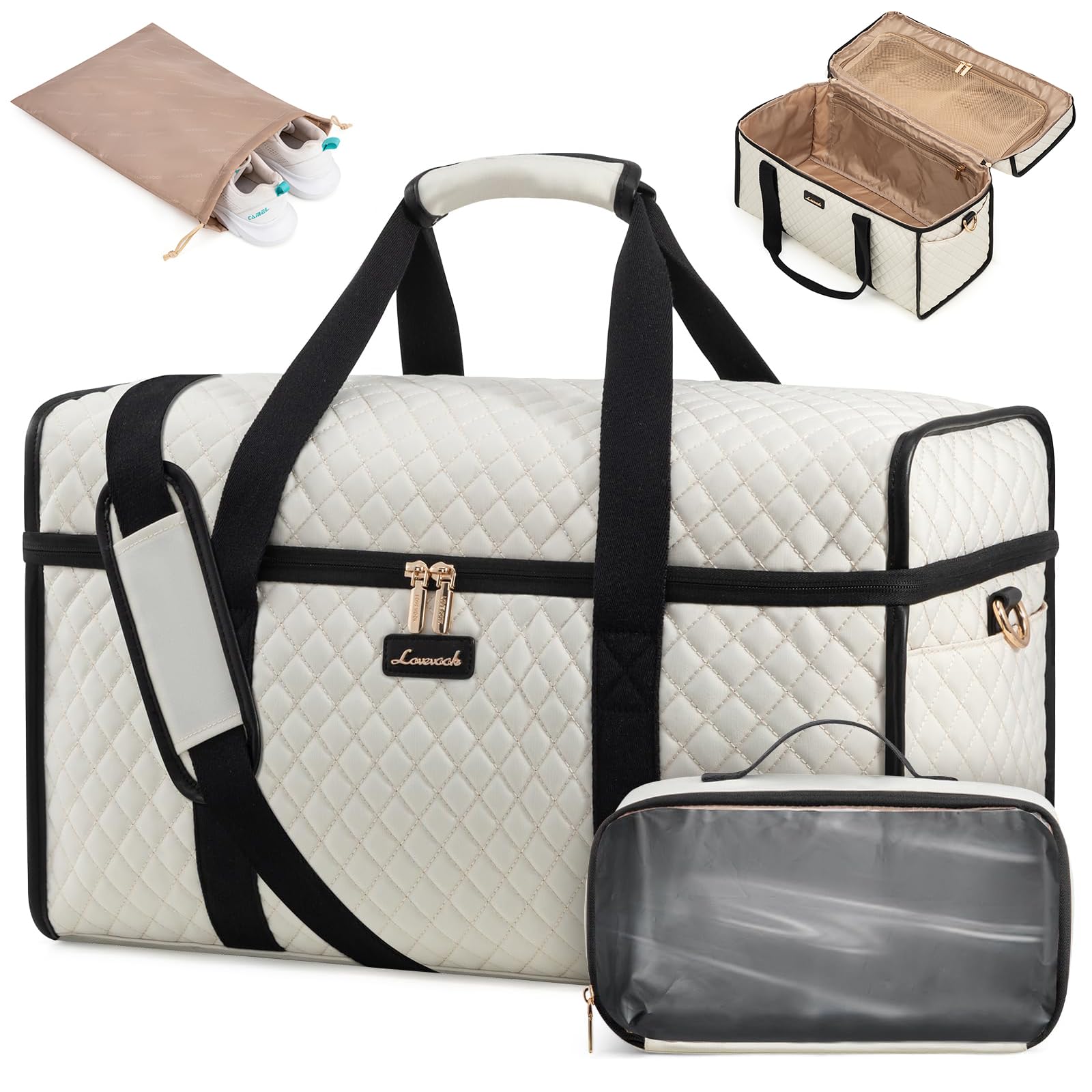 Foto 1 | Set De 3 Bolsas De Viaje Lovevook Travel Weekender Para Mujer - Venta Internacional.