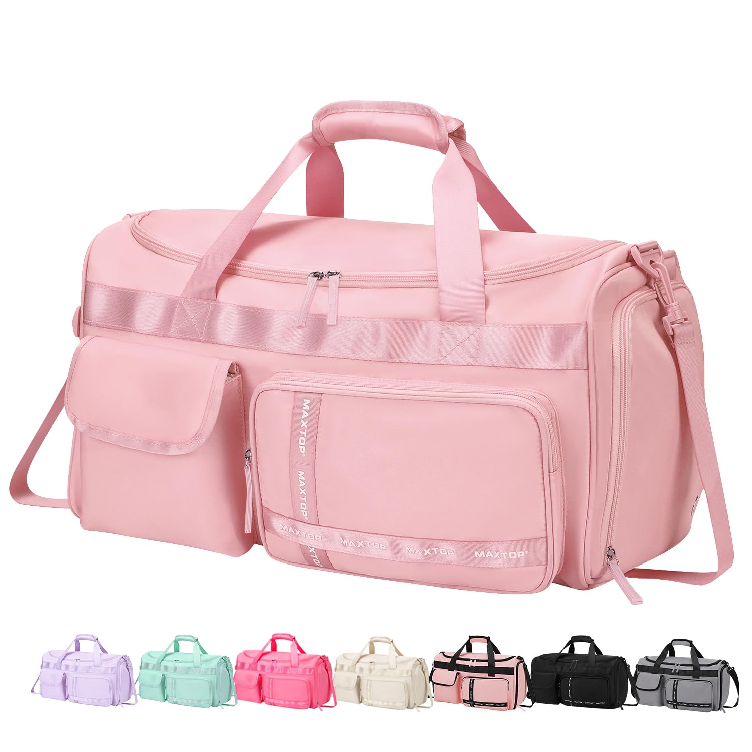 Foto 2 pulgar | Bolsa De Viaje Maxtop Para Mujer De Fin De Semana Con Compartimento Para Zapatos - Venta Internacional.