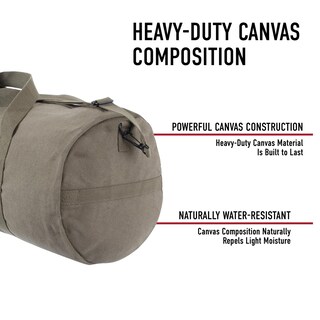 Foto 7 | Bolsa De Lona Rothco, Bolsa De Lona Para Gimnasio, Negra, 19 - Venta Internacional.