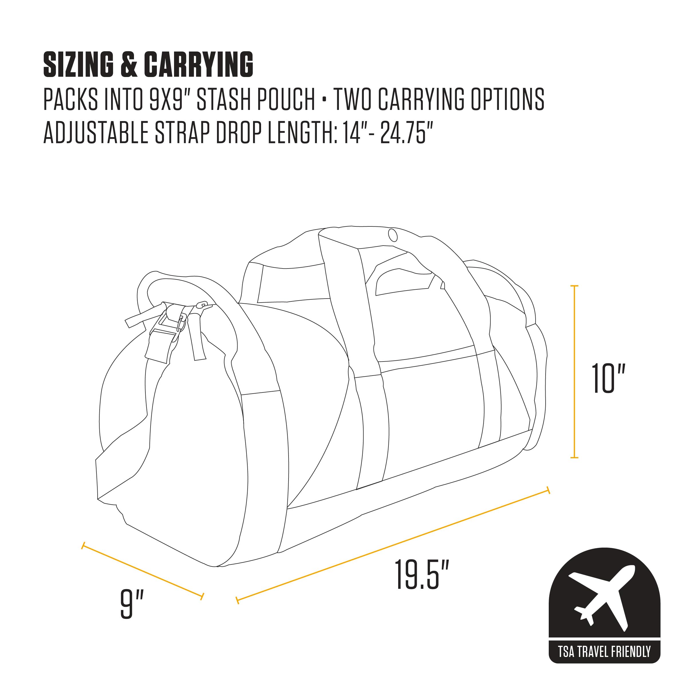 Foto 6 pulgar | Bolsa De Lona Carhartt Classic Redonda Con Bolsa Multiusos De 25 Litros, Color Marrón - Venta Internacional.