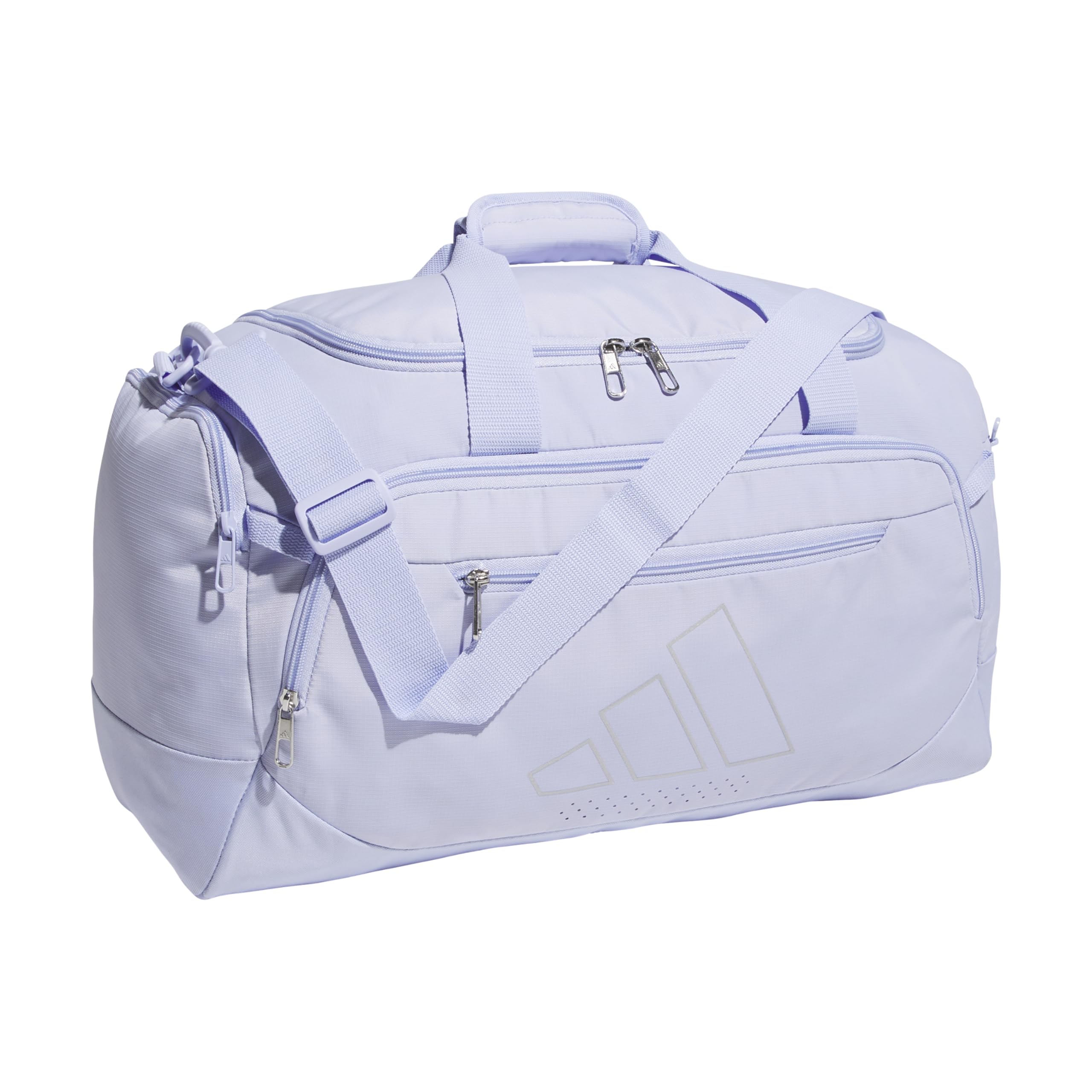 Foto 1 | Bolsa De Lona Adidas Defender 5 En Tono Violeta, Púrpura/plata, Talla Pequeña - Venta Internacional.