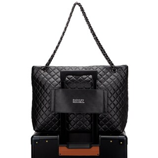 Foto 2 | Bolso Badgley Mischka Diana De Cuero Vegano Acolchado Negro - Venta Internacional.