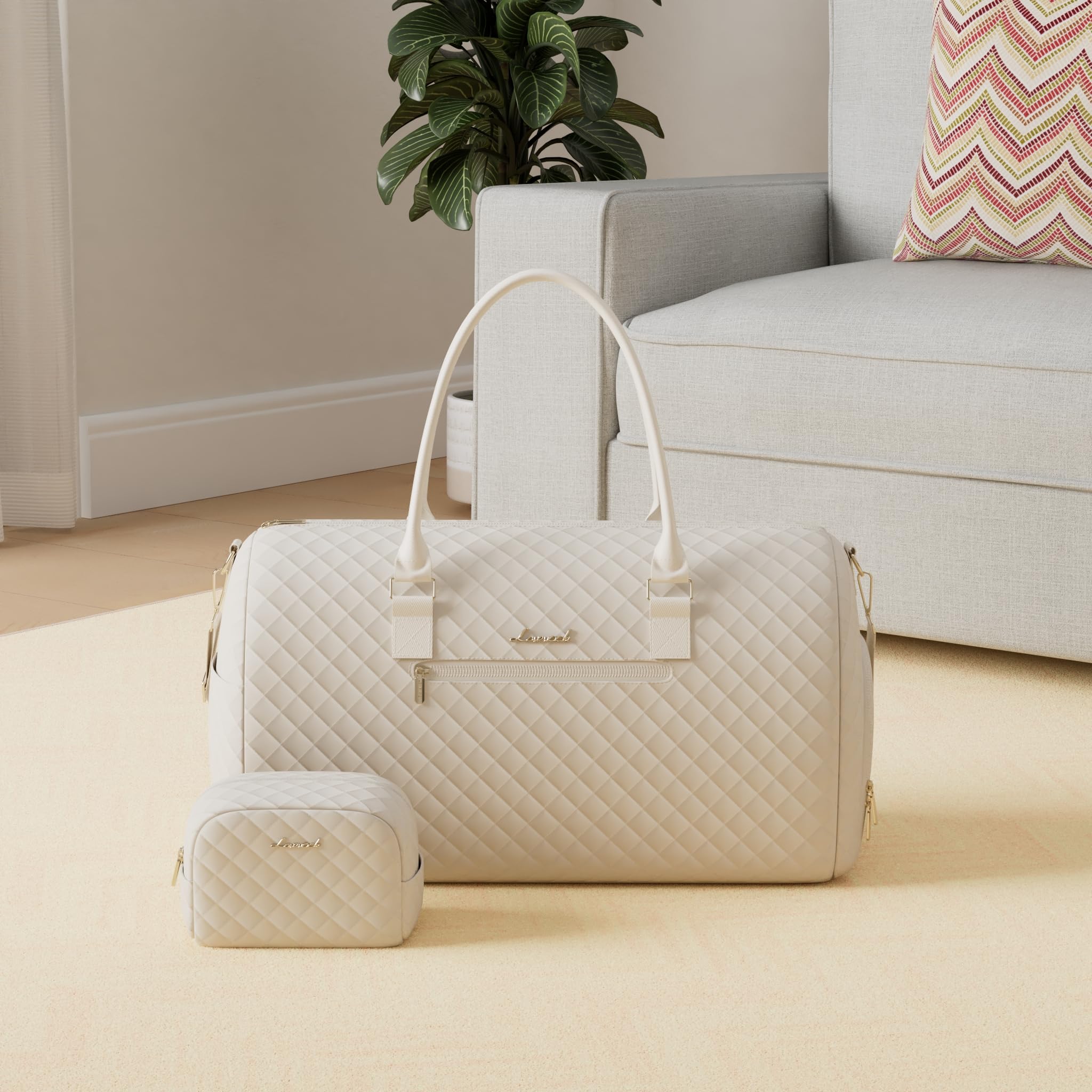 Foto 2 | Bolsa De Viaje Lovevook Para Mujer Con Neceser De 21 Pulgadas - Venta Internacional.