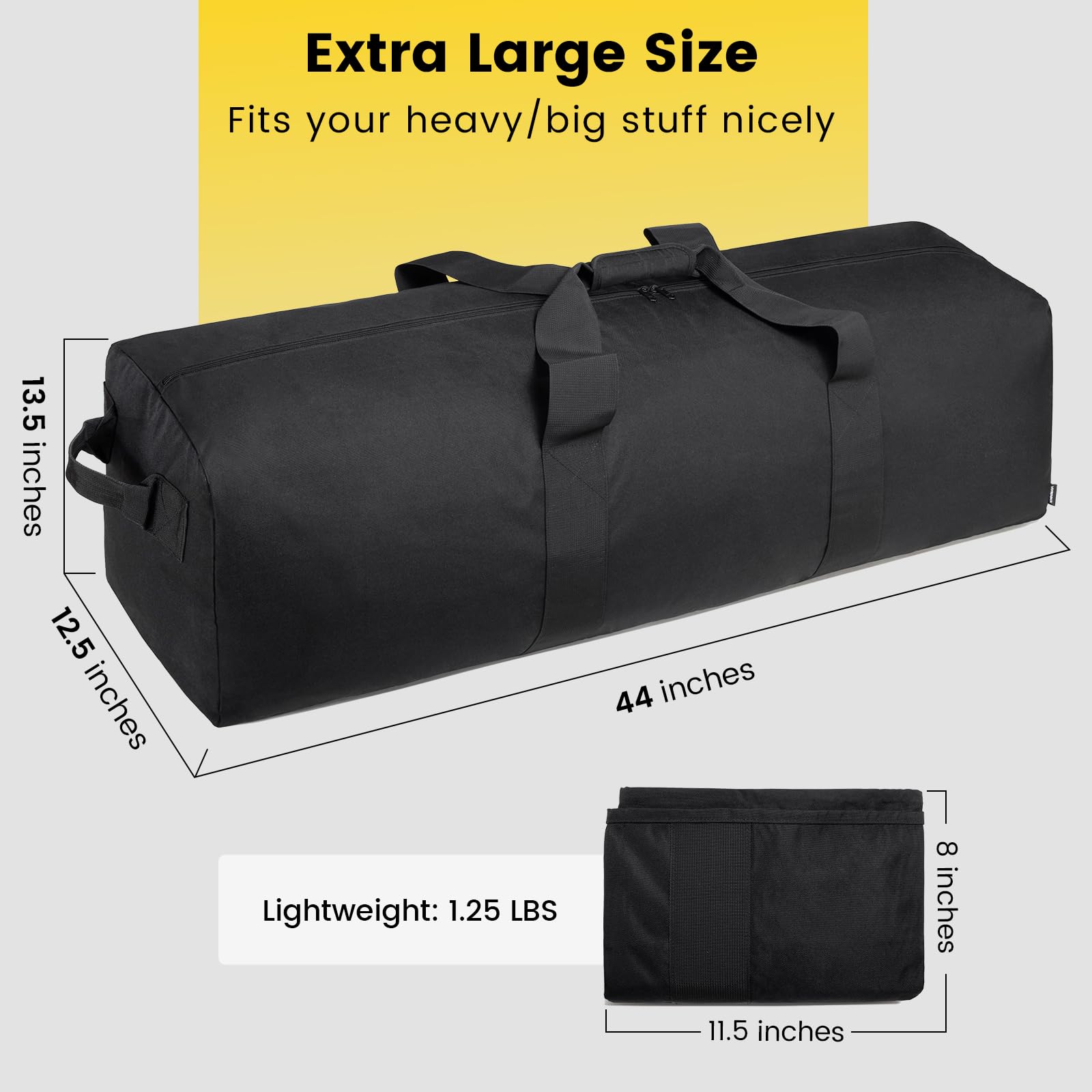 Foto 3 pulgar | Bolsa De Viaje Vorspack, 120 L, Extra Grande, Negra - Venta Internacional.