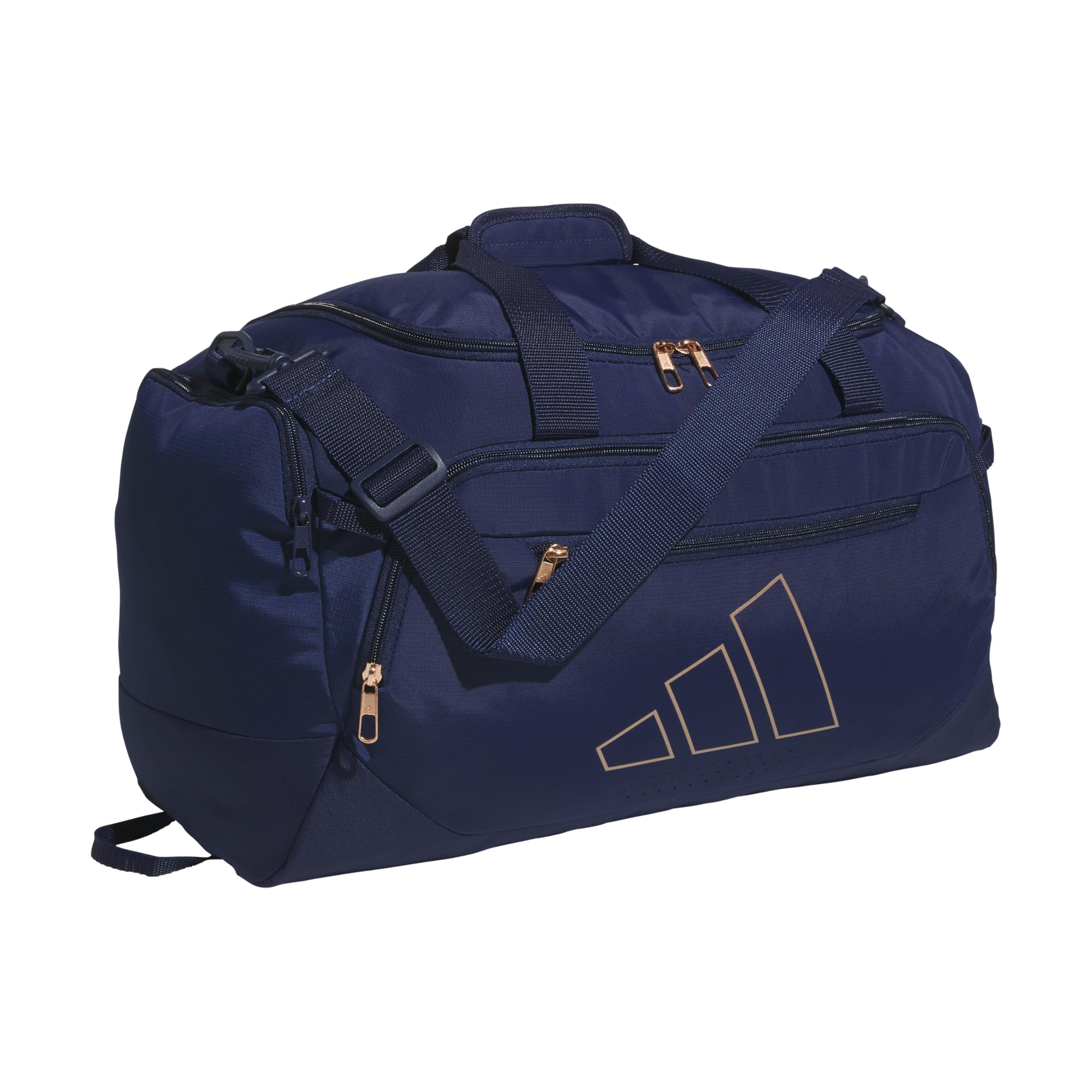 Foto 2 pulgar | Bolsa De Lona Adidas Defender 5 Small Azul Oscuro/oro Rosa 42 L - Venta Internacional.