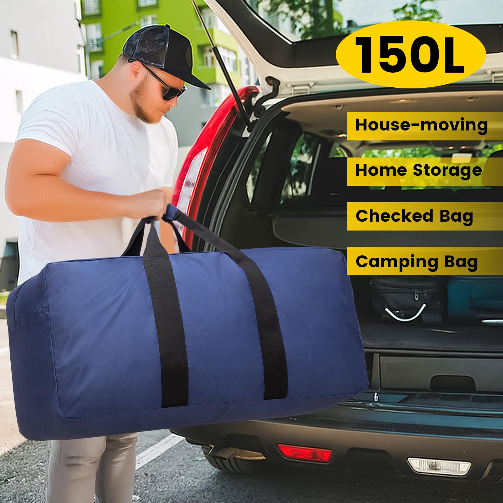 Foto 6 | Bolsa De Viaje Vorspack Extra Grande De 150 Litros, Color Azul - Venta Internacional.