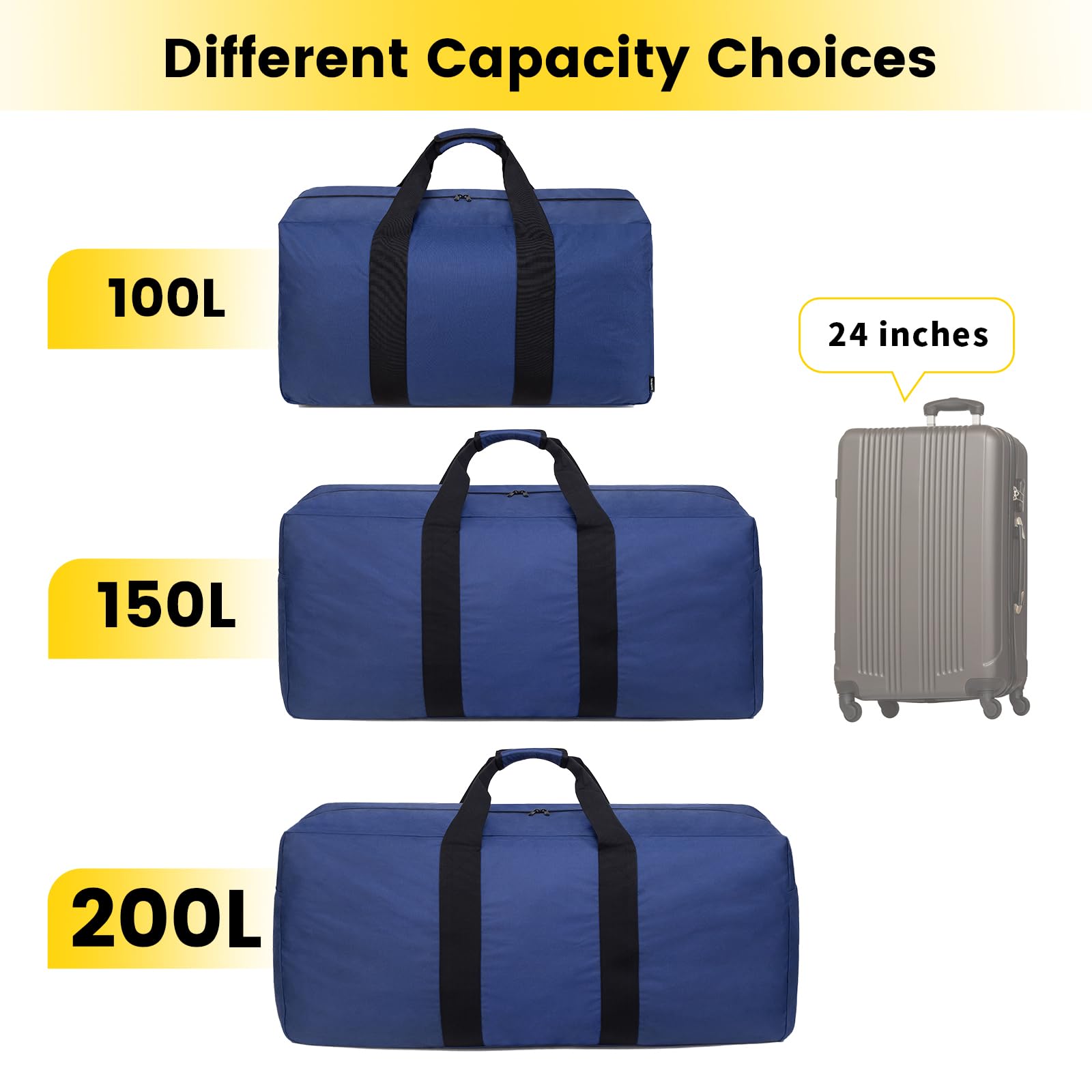 Foto 7 | Bolsa De Viaje Vorspack Extra Grande De 150 Litros, Color Azul - Venta Internacional.