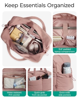 Foto 3 | Bolsa De Lona Bagsmart Bolsa De Gimnasio Para Mujer, 31 L, Resistente Al Agua - Venta Internacional.