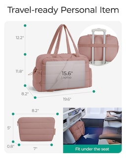 Foto 4 | Bolsa De Lona Bagsmart Bolsa De Gimnasio Para Mujer, 31 L, Resistente Al Agua - Venta Internacional.