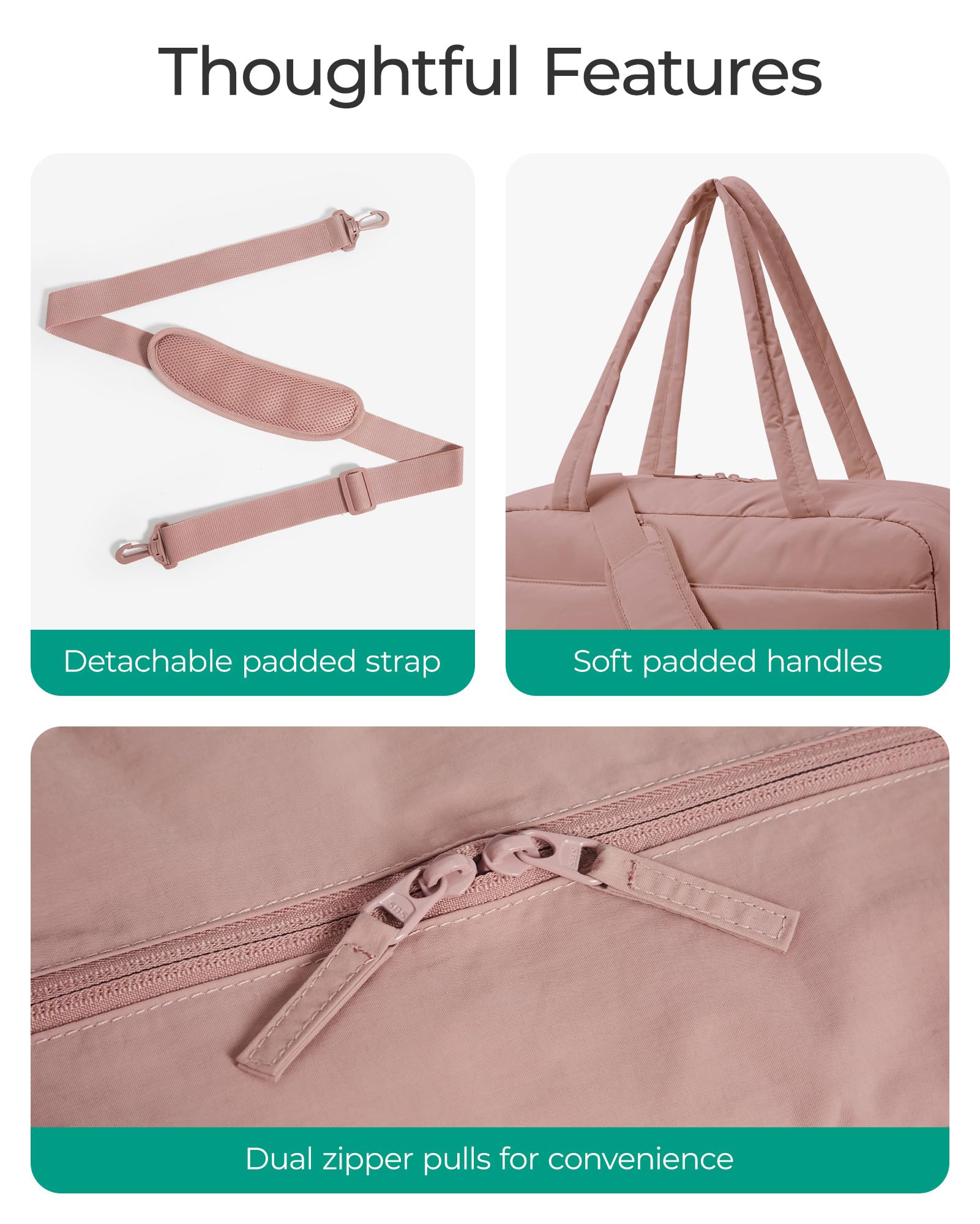 Foto 7 pulgar | Bolsa De Lona Bagsmart Bolsa De Gimnasio Para Mujer, 31 L, Resistente Al Agua - Venta Internacional.
