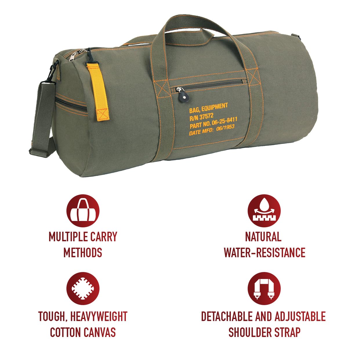 Foto 4 | Bolsa De Lona Para Equipo Rothco 2354 - Venta Internacional.