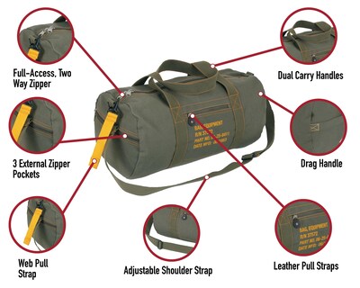 Foto 6 | Bolsa De Lona Para Equipo Rothco 2354 - Venta Internacional.