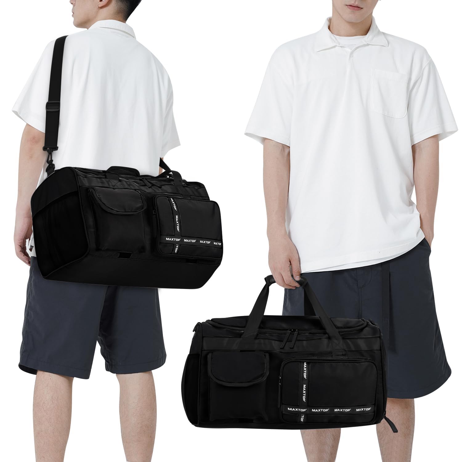 Foto 3 pulgar | Bolsa De Viaje Maxtop, Bolsa De Gimnasio Grande Con Compartimento Para Zapatos - Venta Internacional.