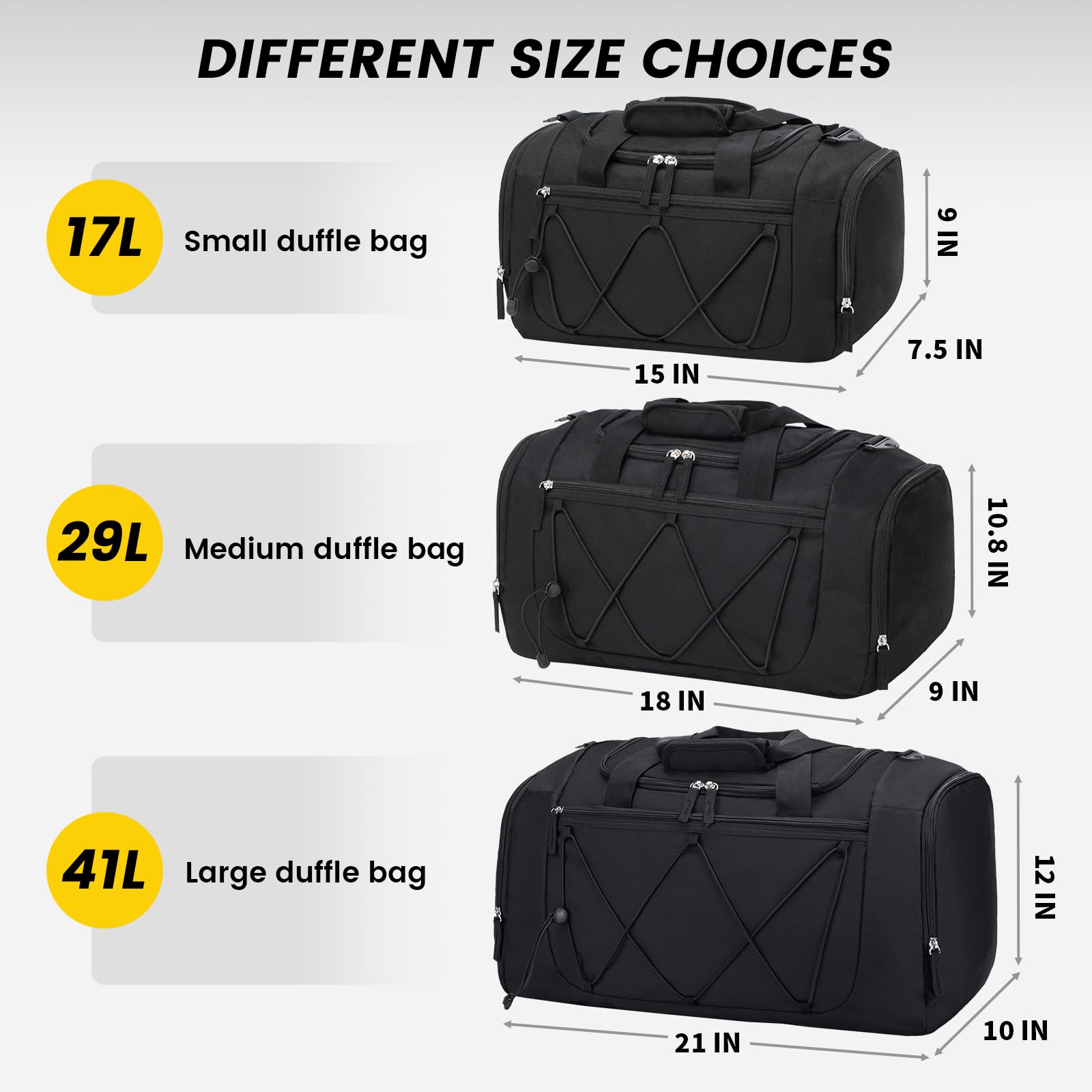 Foto 2 | Bolsa De Viaje Gym Bag Vorspack De 21 Pulgadas Para Hombre Con Compartimento Para Zapatos - Venta Internacional.