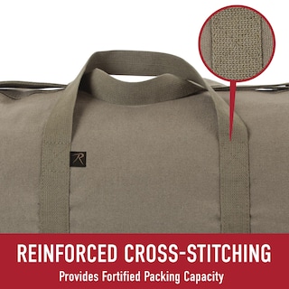 Foto 4 | Bolsa De Lona Rothco Para Gimnasio, 19 L, Color Oliva - Venta Internacional.