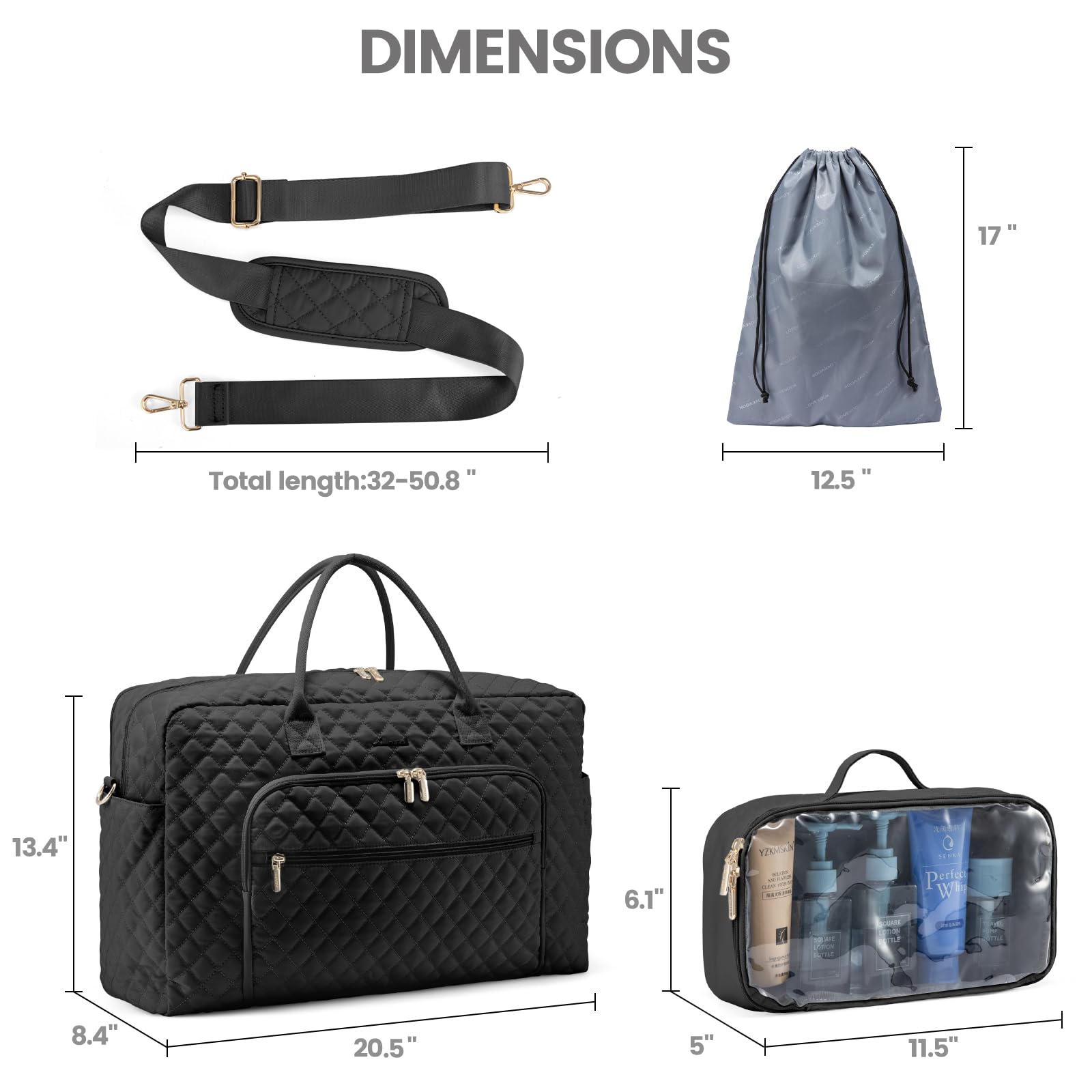 Foto 6 pulgar | Bolsa De Viaje Lovevook Weekender Con Compartimento Para Portátil - Venta Internacional.