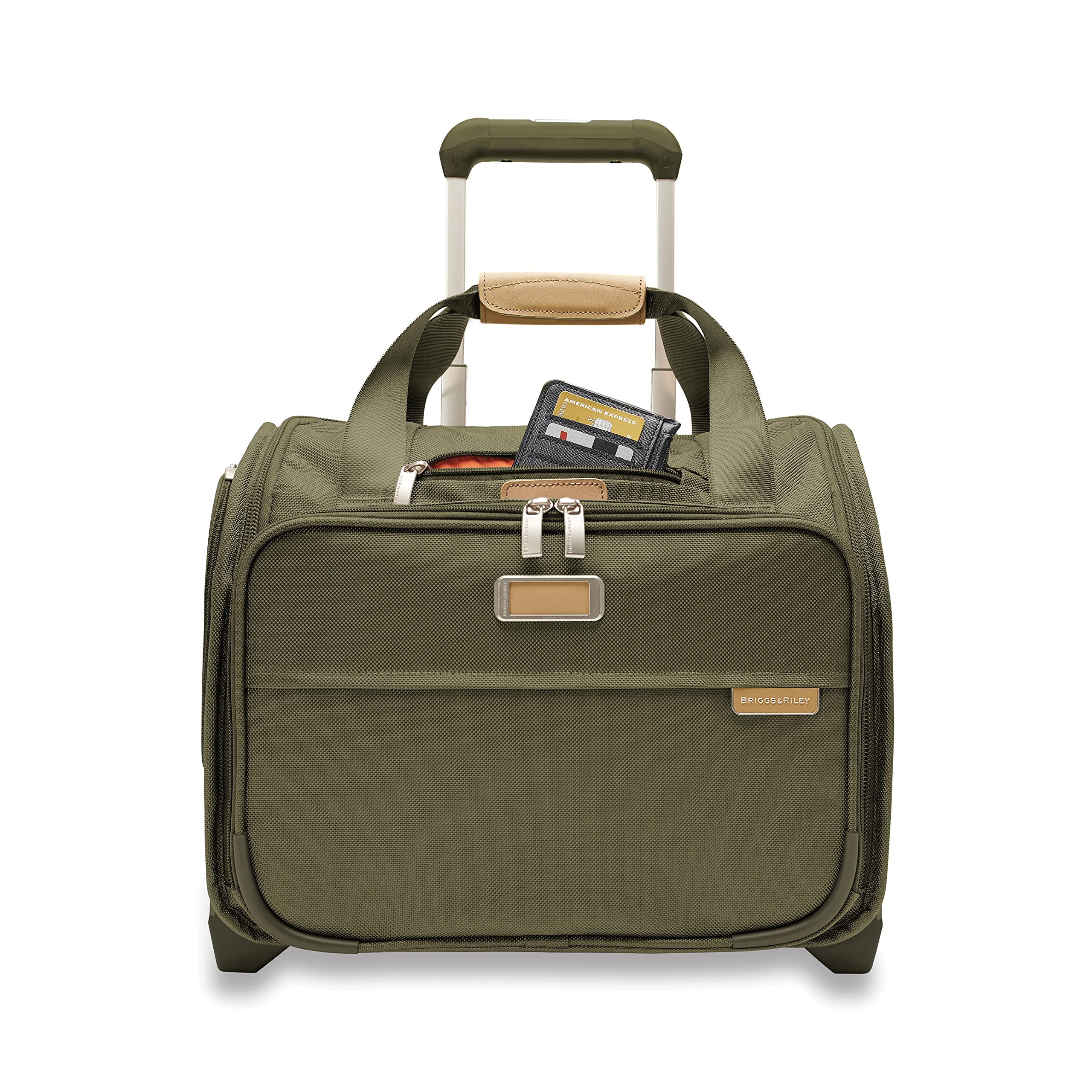 Foto 6 pulgar | Bolsa De Cabina Briggs & Riley Baseline Underseat Olive 40 Cm - Venta Internacional.