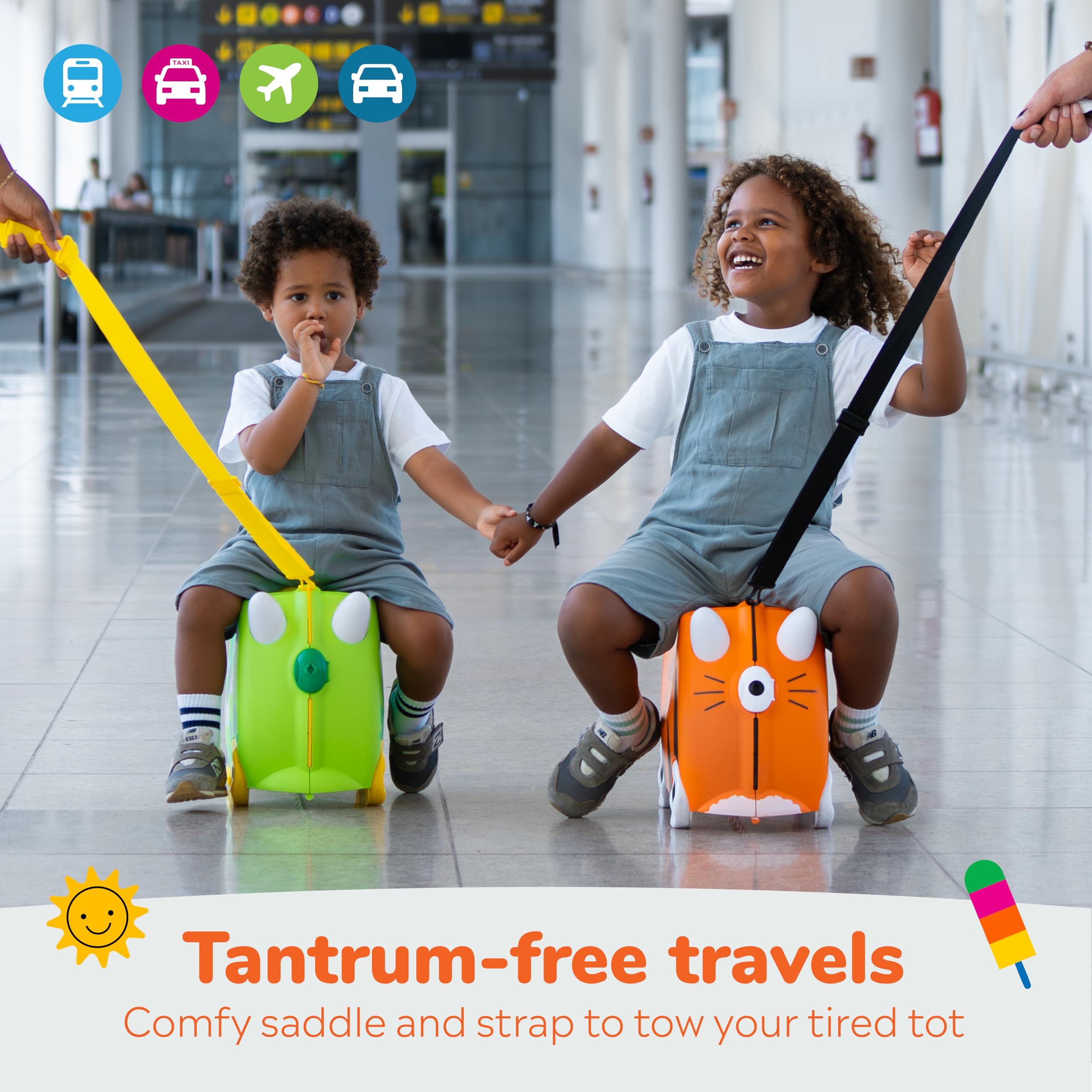 Foto 7 pulgar | Maleta Para Niños Trunki Ride-on Tow-along Tipu Tiger - Venta Internacional.