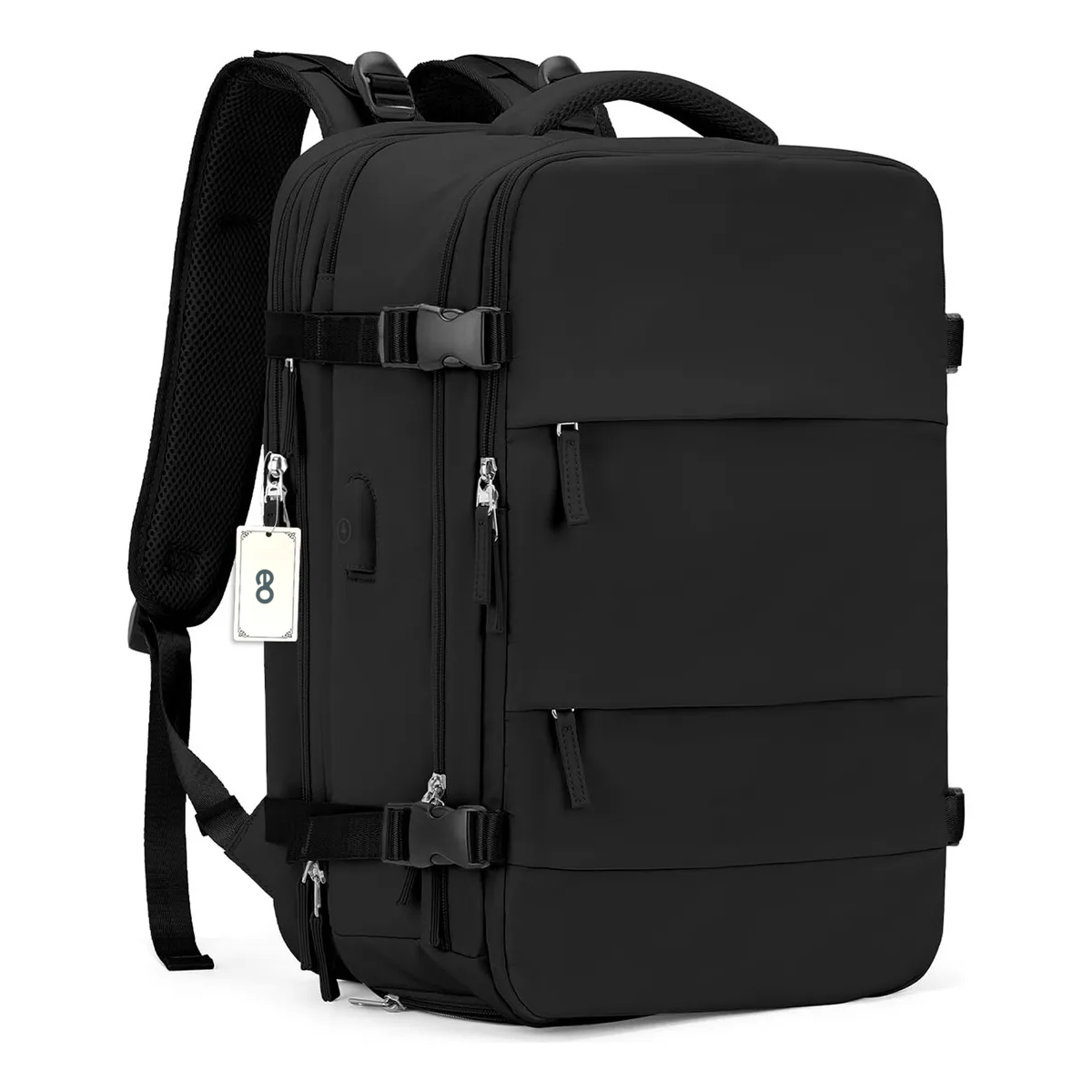 Foto 1 | Mochila De Viaje Avión Aprobado Impermeable Multifuncional Eo Safe Imports Esi-20045 Negro