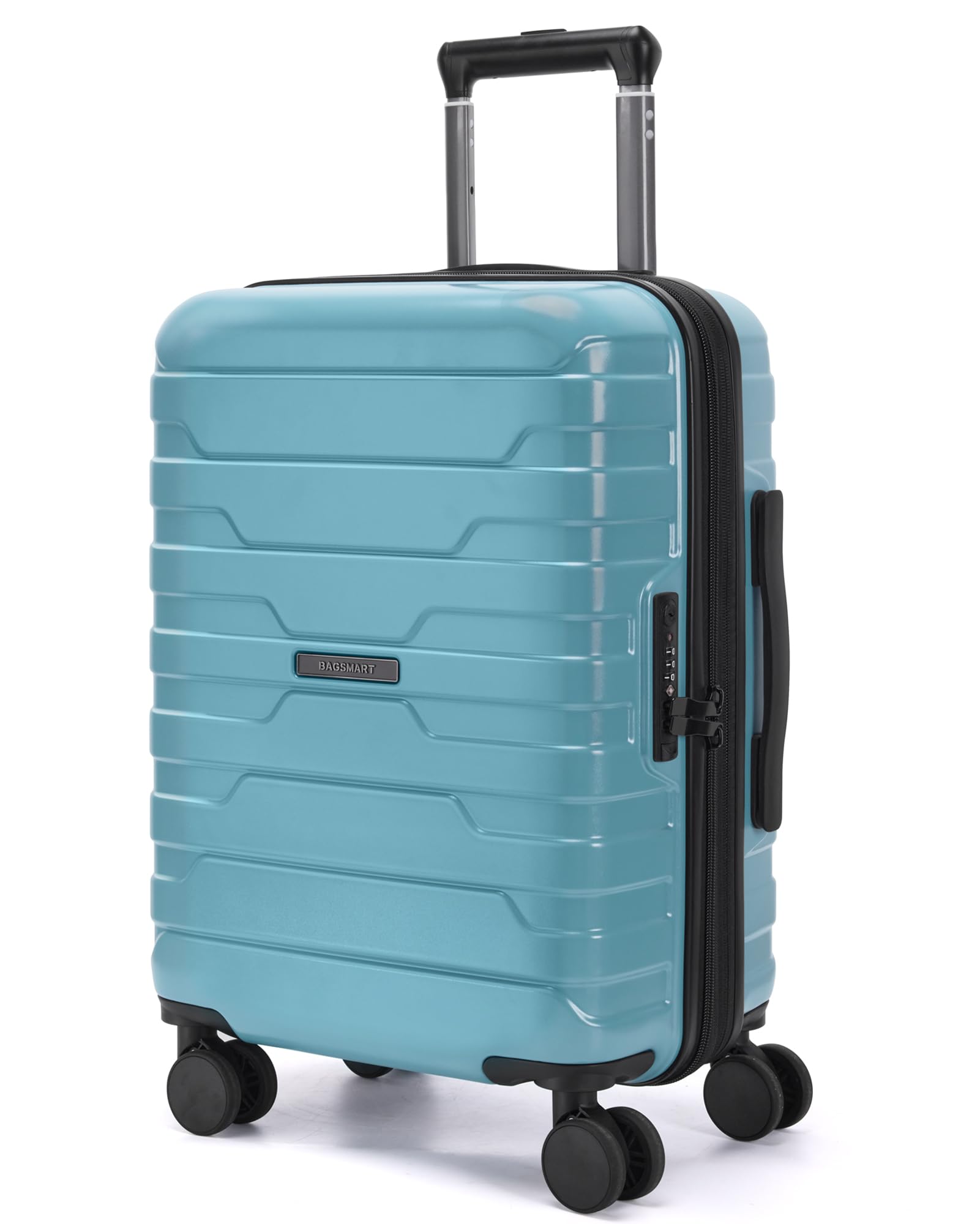 Foto 1 | Bolsa De Equipaje Smart Carry On De 20 Pulgadas Con Cierre Tsa De 35 L  Azul Turquesa - Venta Internacional.