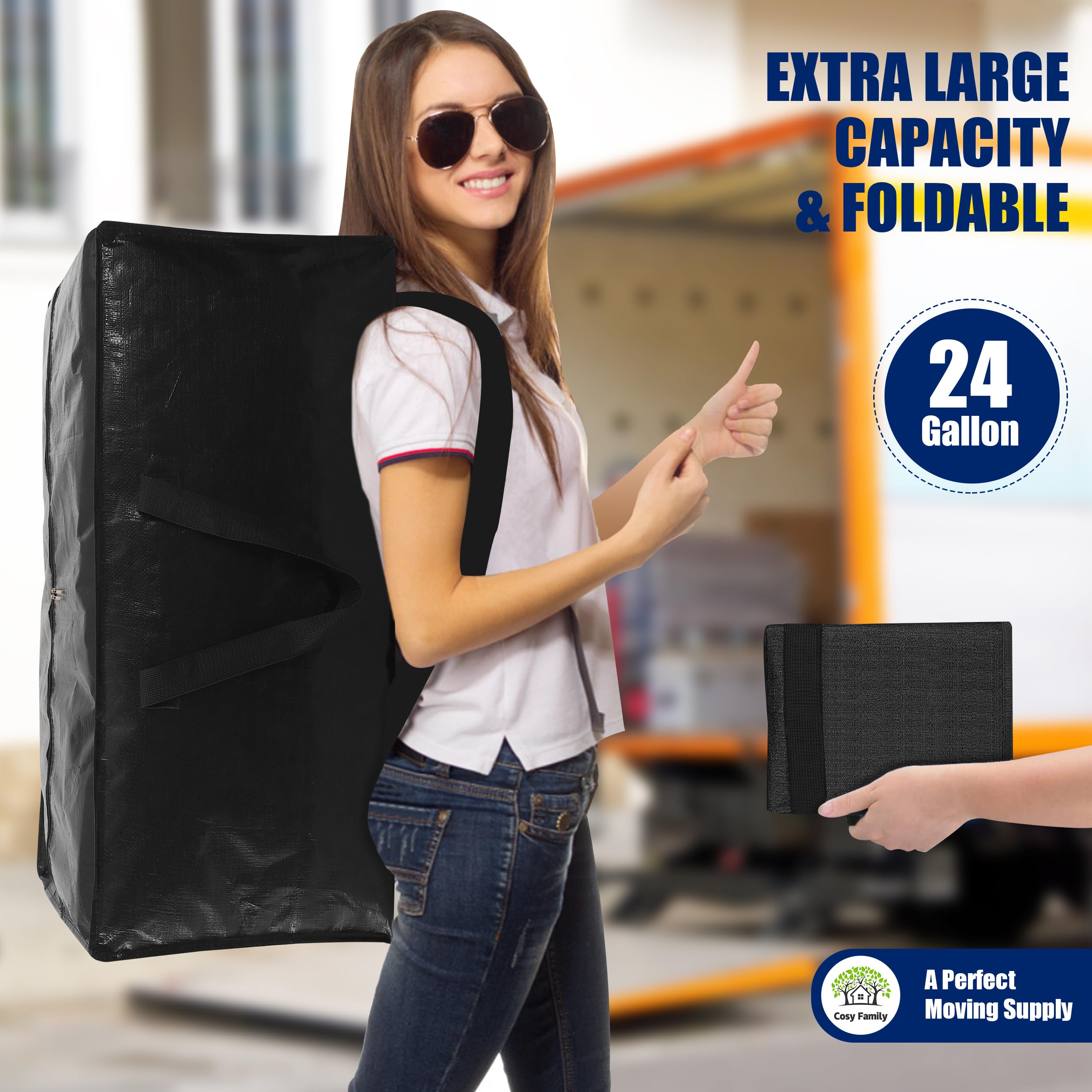 Foto 8 pulgar | Bolsas De Mudanza Cosy Family  Resistentes  Extra Grandes  86 L  65 Kg - Venta Internacional.