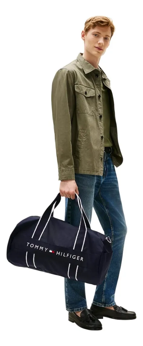 Foto 4 pulgar | Maleta Tommy Hilfiger De Mano Duffle Bag Viaje Cómoda Casual -original