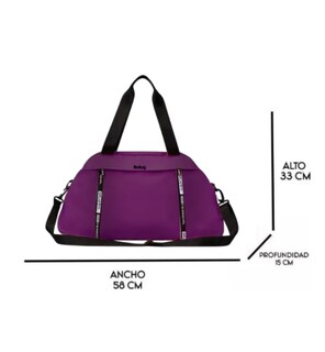 Foto 2 | Maleta Belug Deportiva Gym Viaje Morral Violeta