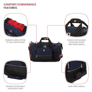 Foto 2 | Bolsa De Viaje Swissgear Apex Travel Azul Marino/negro De 20 Pulgadas - Venta Internacional.