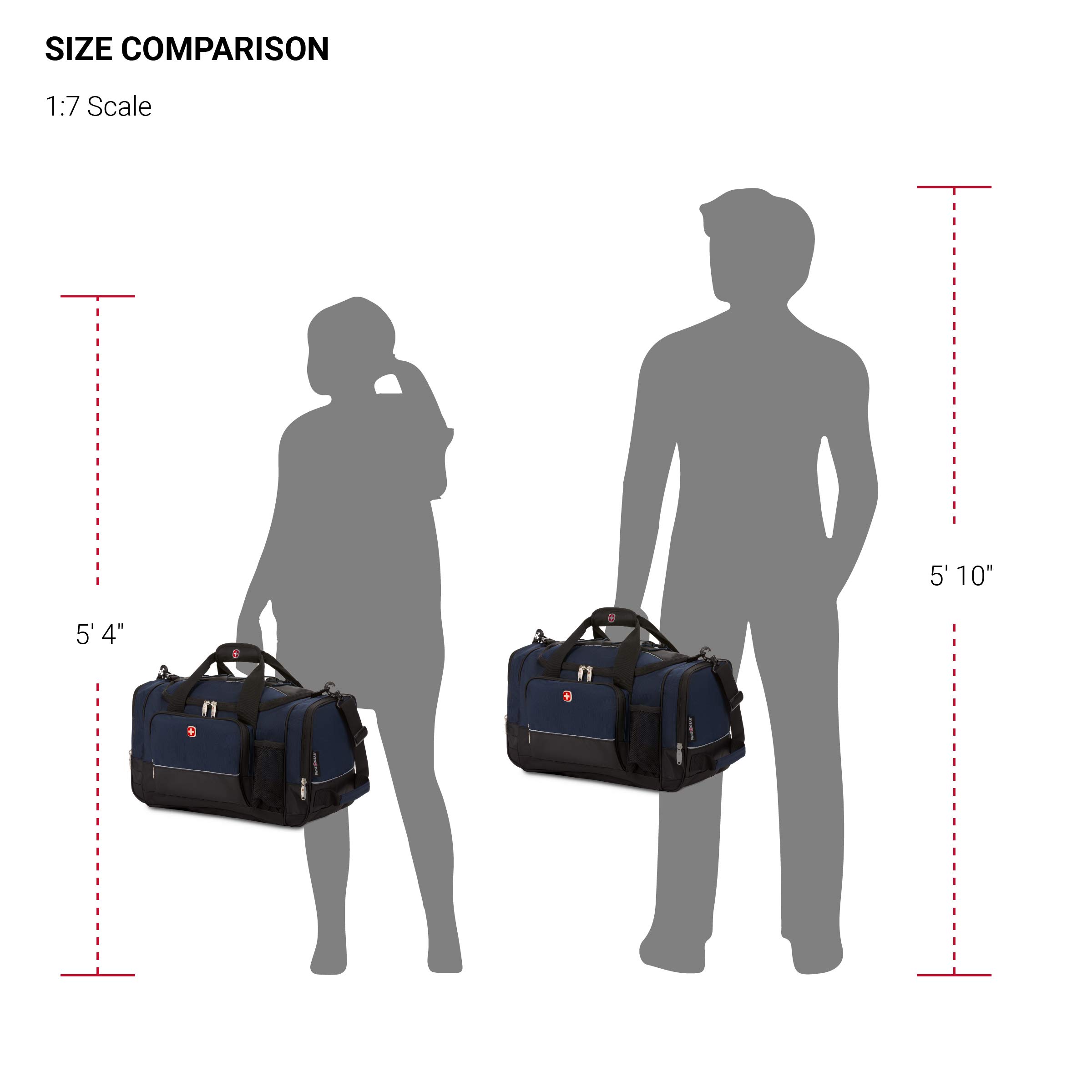Foto 5 | Bolsa De Viaje Swissgear Apex Travel Azul Marino/negro De 20 Pulgadas - Venta Internacional.