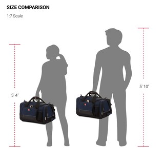 Foto 5 | Bolsa De Viaje Swissgear Apex Travel Azul Marino/negro De 20 Pulgadas - Venta Internacional.