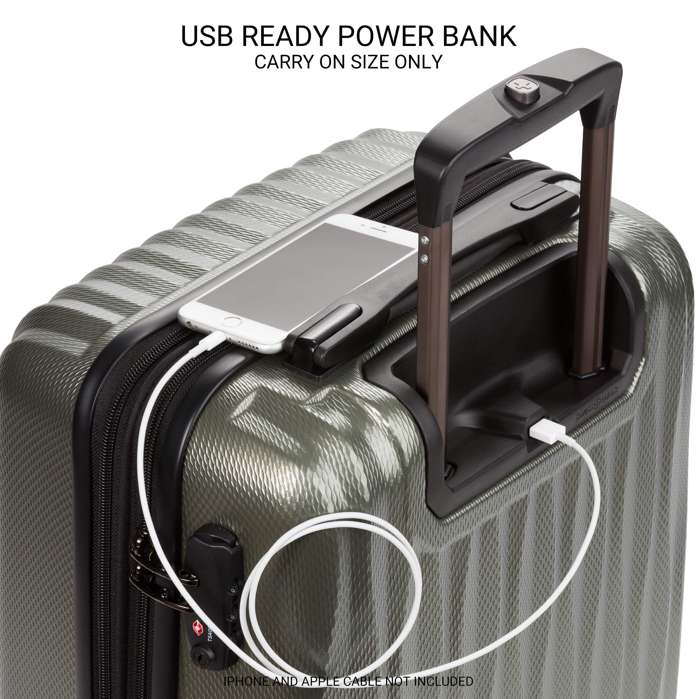 Foto 7 pulgar | Equipaje De Mano Swissgear 7272 Energie De 19 Pulgadas Con Ruedas Giratorias - Venta Internacional.